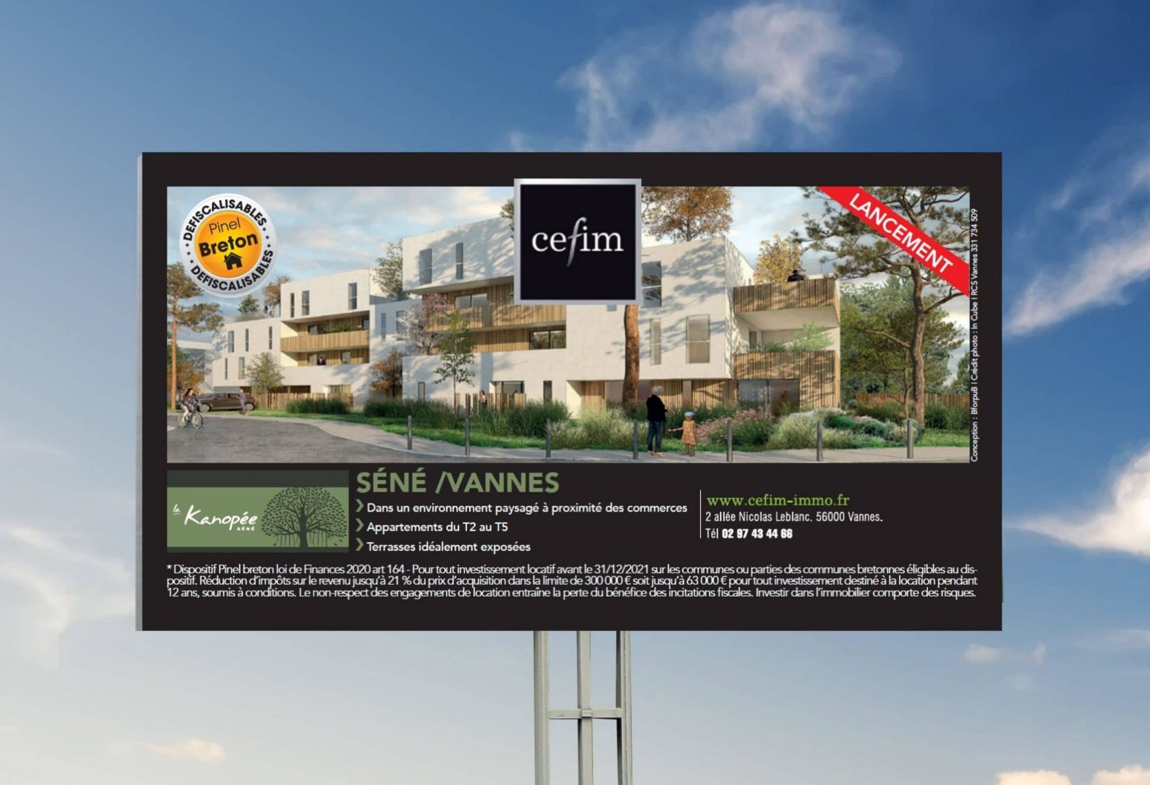Panneau chantier Cefim